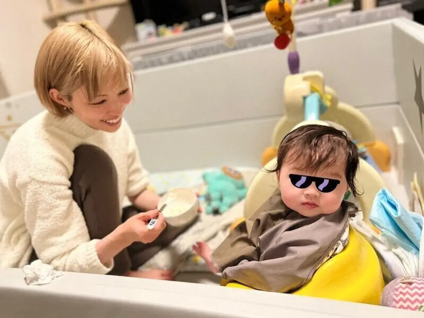 子供の父親は公表されず